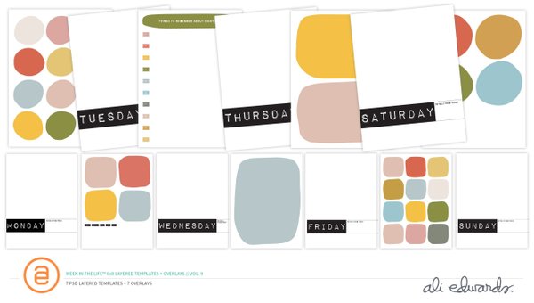 Week In The Life™ 2022 Digital 6×8 Layered Templates + Overlays //VOL 9, 1 of 1