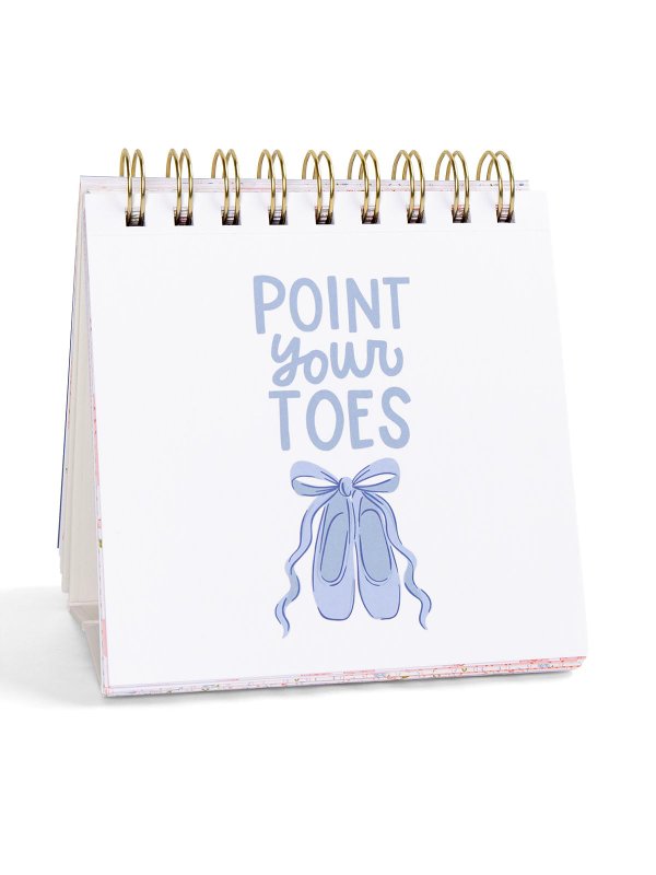 52 Weeks of Encouragement for Dancers - Desk Flip Calendar, 10 of 10