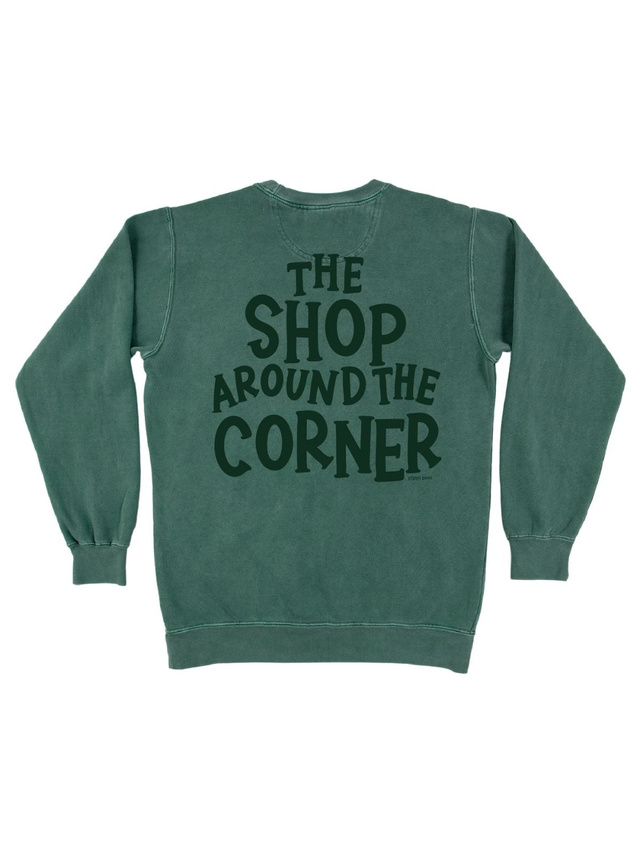 The Shop Around the Corner Sweatshirt - Blue Spruce, 6 of 6