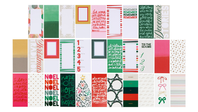 December Daily® 2026 3×8 Transparency & Cardstock Journal Cards, 1 of 2