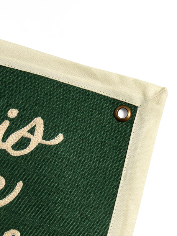 Home is Where Someone Runs to Greet You Dogs Canvas Banner, 2 of 2