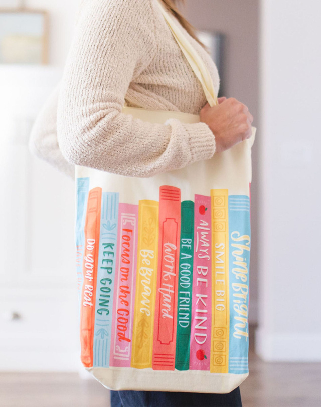 Affirmations Books Tote Bag, 1 of 5