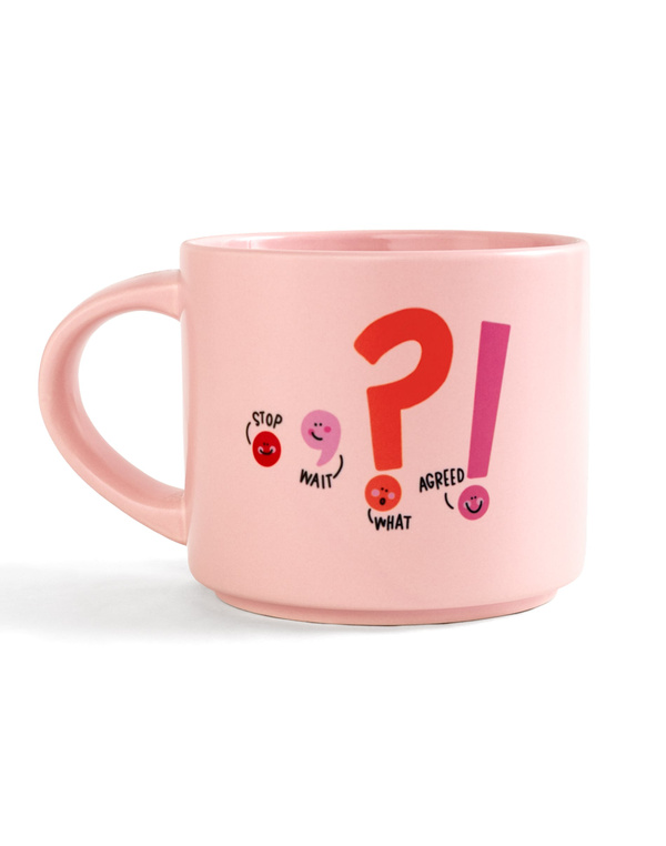Punctuation Large Ceramic Mug, 4 of 4