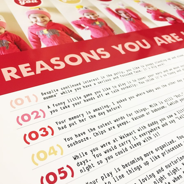 Reasons You Are Loved, 2 of 2