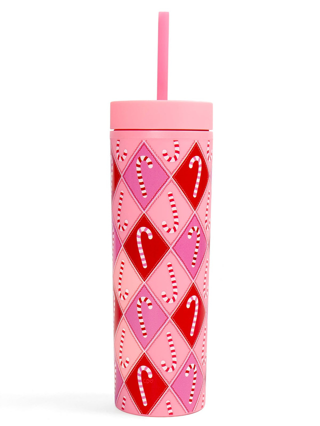 Candy Canes Christmas 16oz Acrylic Tumbler - Pink, 2 of 4