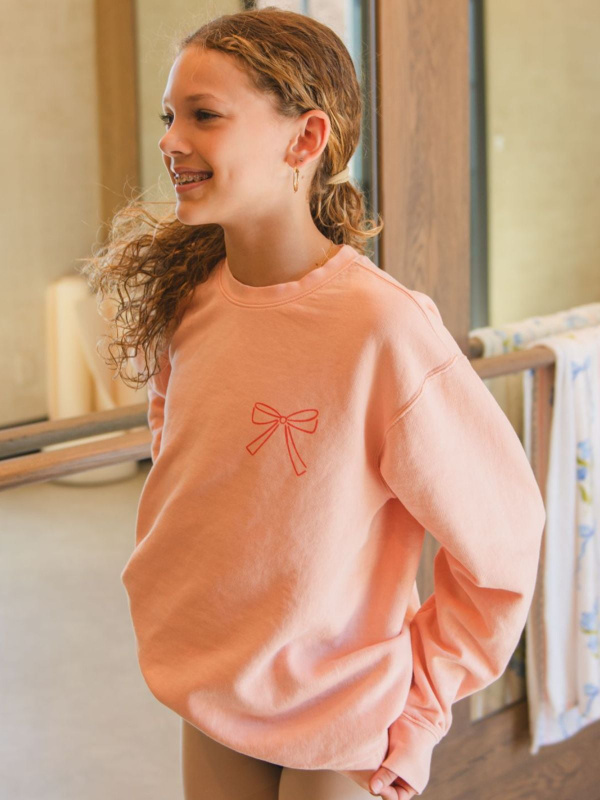 Meet Me At The Studio Dance Sweatshirt - Peachy, 2 of 6