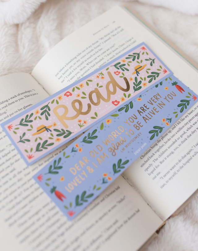 Read Anne of Green Gables Gold Foil Bookmark Set, 2 of 4