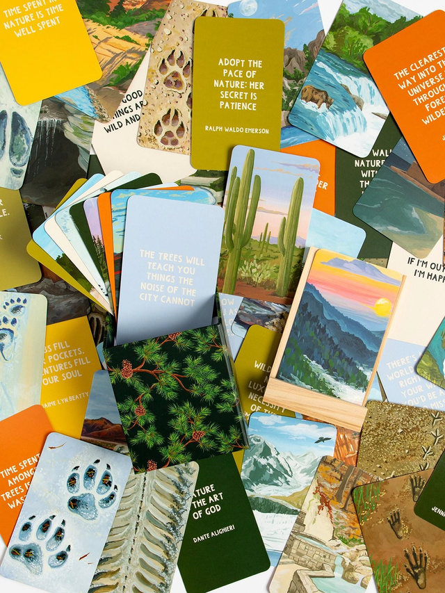 National Parks Inspiration Card Deck + Desktop Display Stand, 8 of 8