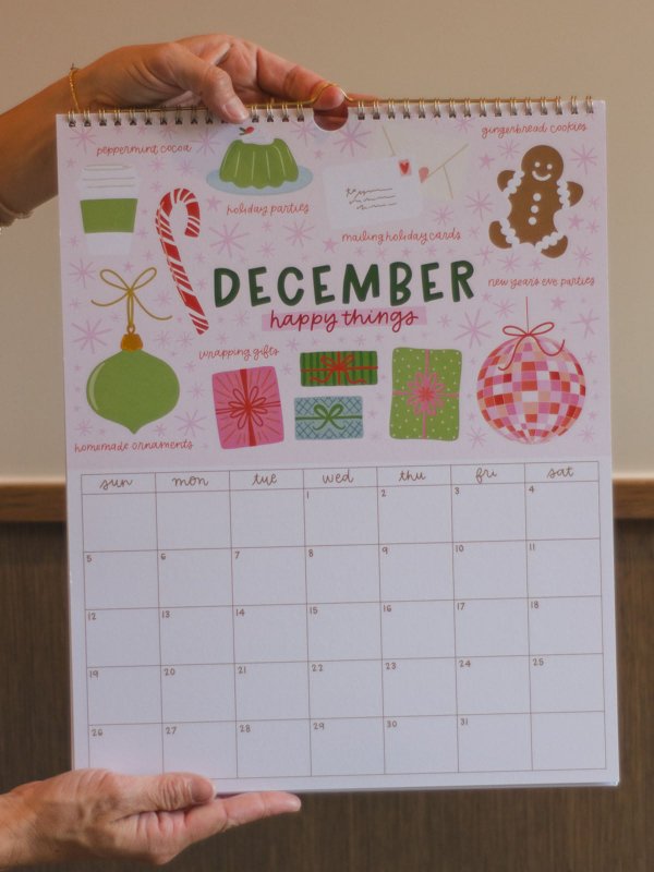 Year of Happy 2027 Spiral Hanging Wall Calendar, 6 of 10
