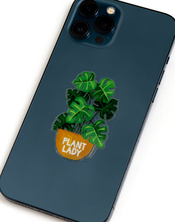 Plant Lady Clear Decal Sticker, 3 of 5