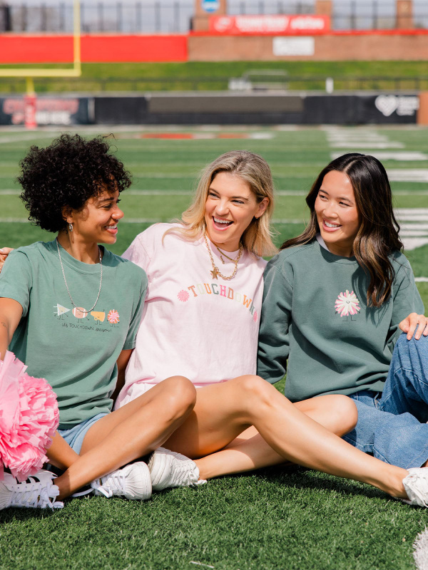 Hope Both Teams Have Fun Game Day Sweatshirt - Blue Spruce, 4 of 6