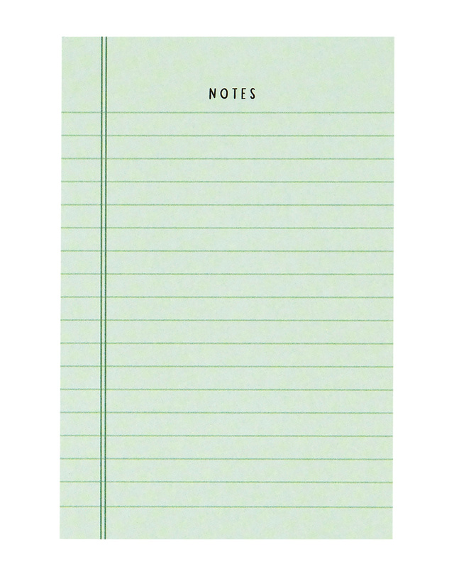 Green Notes Notepad, 2 of 3