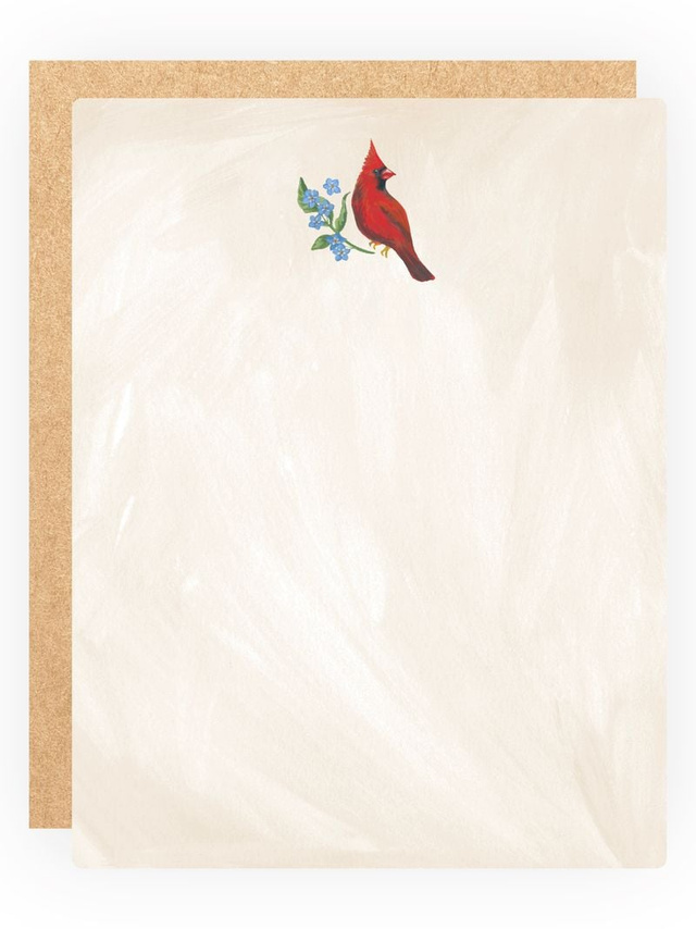 Feathered Friends Birds & Florals Flat Note Set, 6 of 8