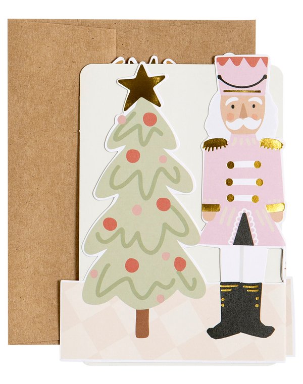 The Nutcracker Accordion Holiday Greeting Card, 4 of 4