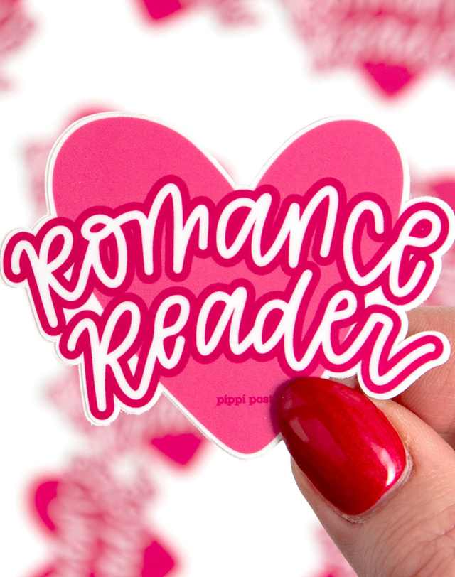 Romance Reader Decal Sticker, 2 of 3