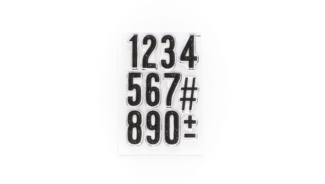 Numbers Are Awesome #9 4×6 Stamp Set, 1 of 2