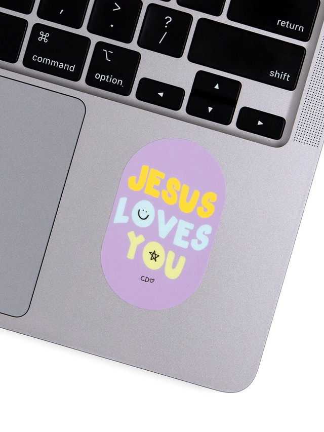Jesus Loves You Decal Sticker, 2 of 4