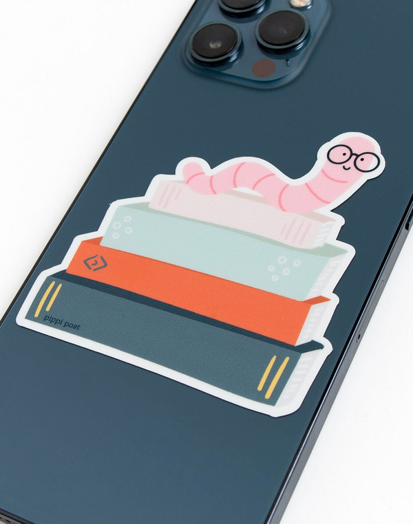 Bookworm Decal Sticker, 2 of 4
