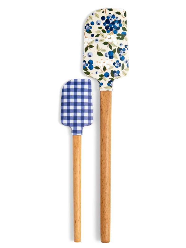 Blueberry Field Silicone Kitchen Spatulas - Set of 2, 2 of 7