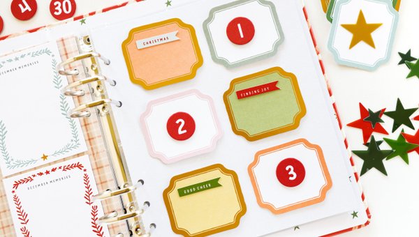 December Daily® 2025 Cardstock Label Pack, 3 of 4