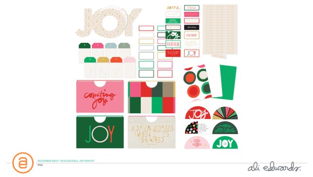 December Daily® 2026 Digital Joy Mini Kit, 1 of 1