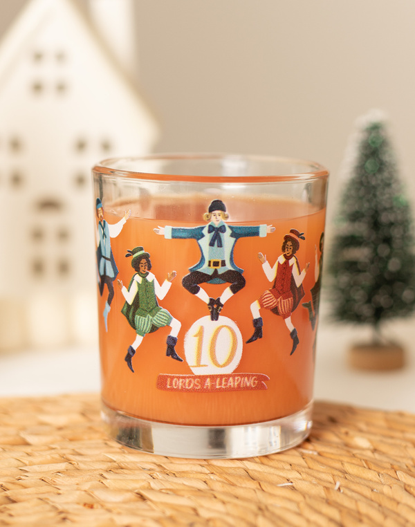 Ten Lords A-Leaping 7.5oz Short Juice Glass, 1 of 3