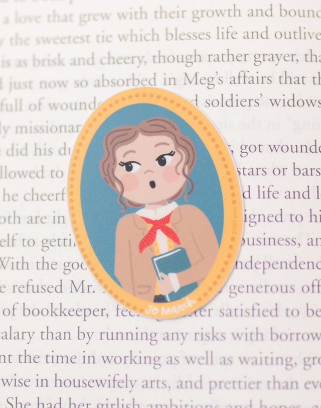 Little Women Jo March Portrait Decal Sticker, 2 of 4