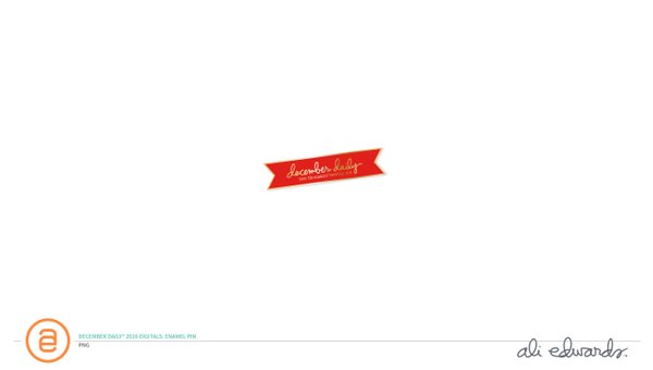December Daily® 2026 Digital Enamel Pin, 1 of 1