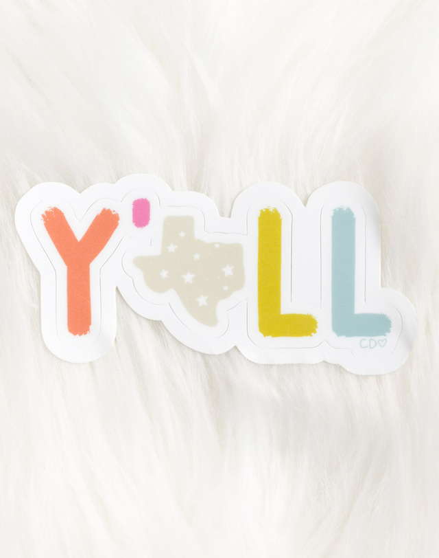 Texas Y'all Decal Sticker, 2 of 4