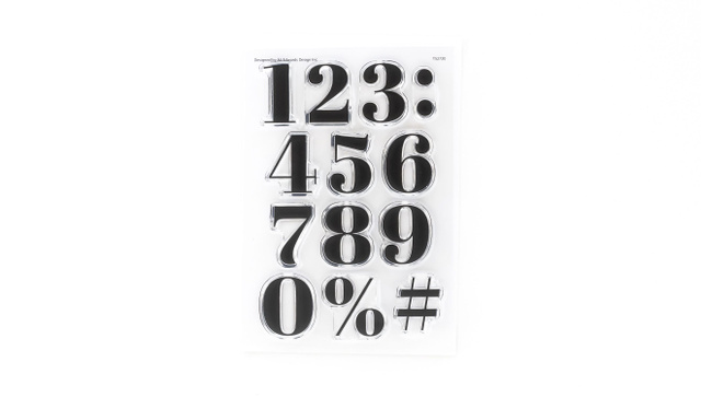 Numbers Are Awesome #20 4×6 Stamp Set, 1 of 2