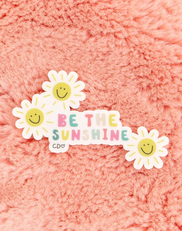 Be The Sunshine Clear Decal Sticker, 4 of 4
