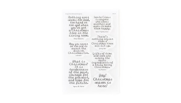 Christmas Phrases 4×6 Stamp Set, 1 of 4