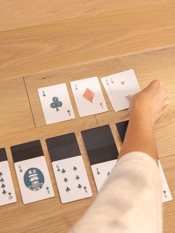 Painted Moons Deck of Playing Cards, 4 of 4