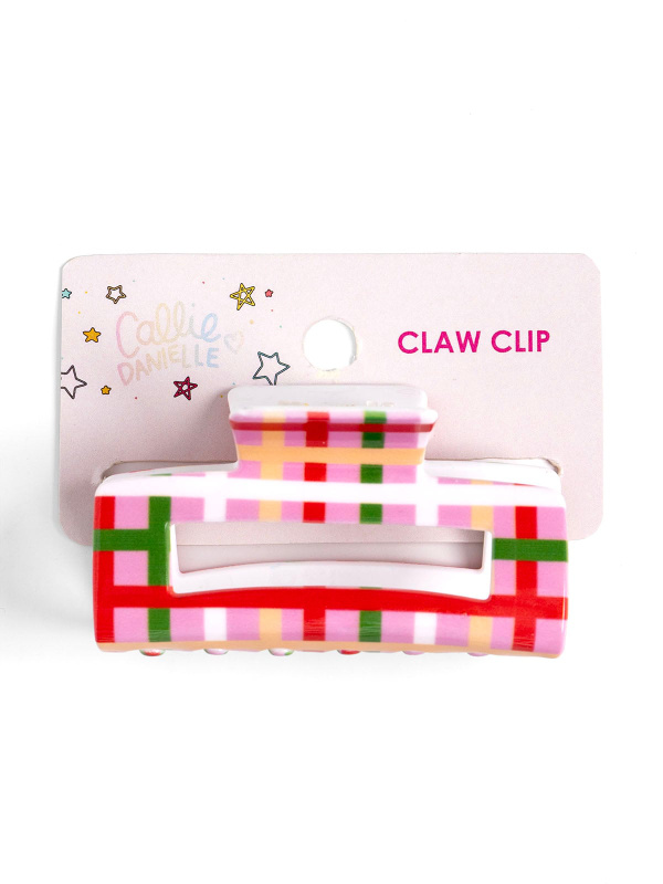 Plaid Christmas Claw Hair Clip, 4 of 6