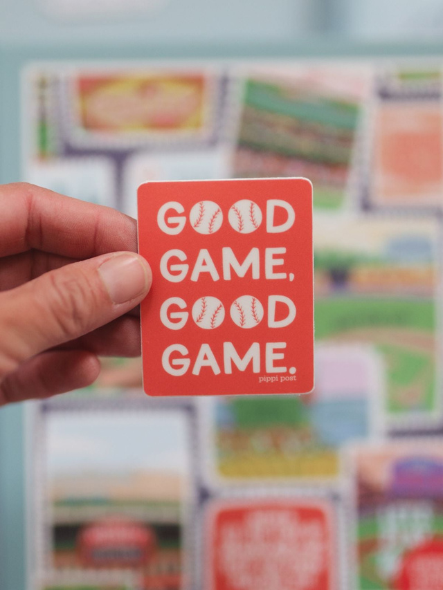 Good Game Baseball Decal Sticker, 2 of 5