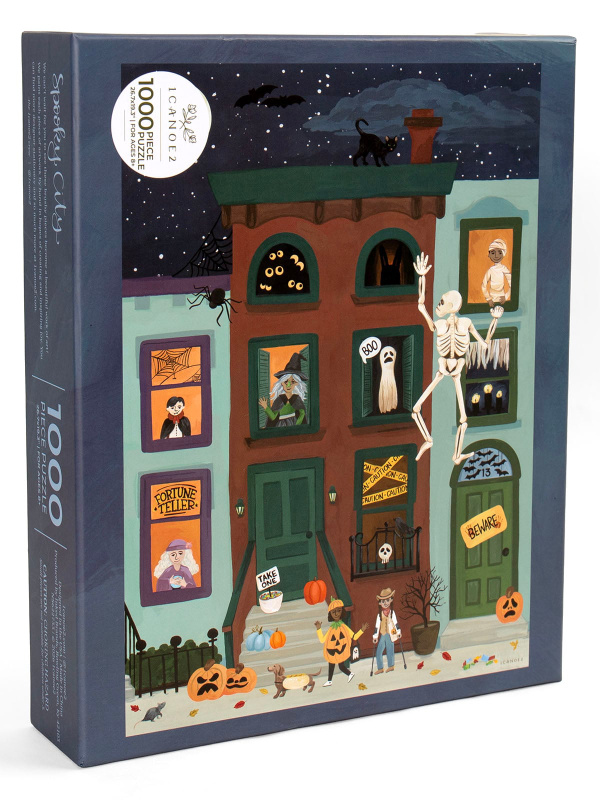 Spooky City - 1,000 Piece Halloween Jigsaw Puzzle, 1 of 6