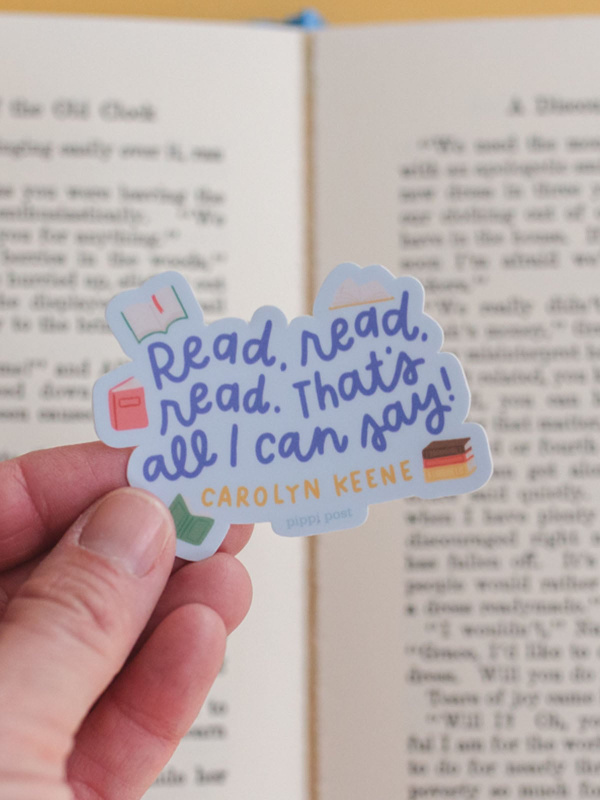 Read, Read, Read Mystery Reader Decal Sticker, 1 of 3