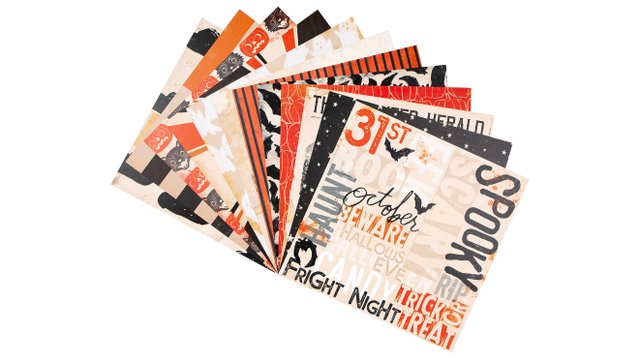 Spooky Season 12×12 Cardstock Paper Pack, 1 of 2