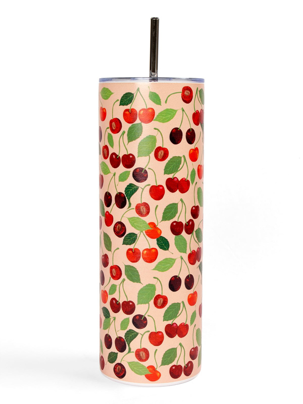 Cherry Grove 20oz Stainless Steel Skinny Tumbler, 1 of 5