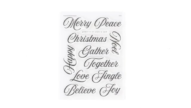 Merry Christmas 6×8 Stamp Set, 1 of 4