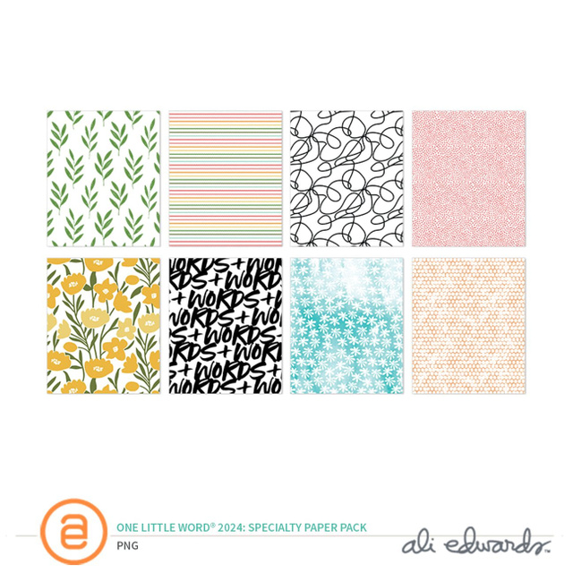 One Little Word® 2024 Digital Specialty Paper Pack, 1 of 1