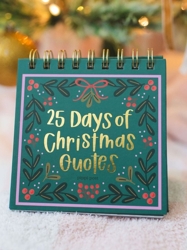 25 Days Of Christmas - Quotes + Prompts Advent Desk Calendar, 1 of 13