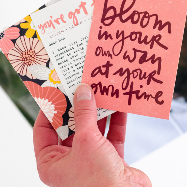 Bloom in Your Own Way, 3 of 3
