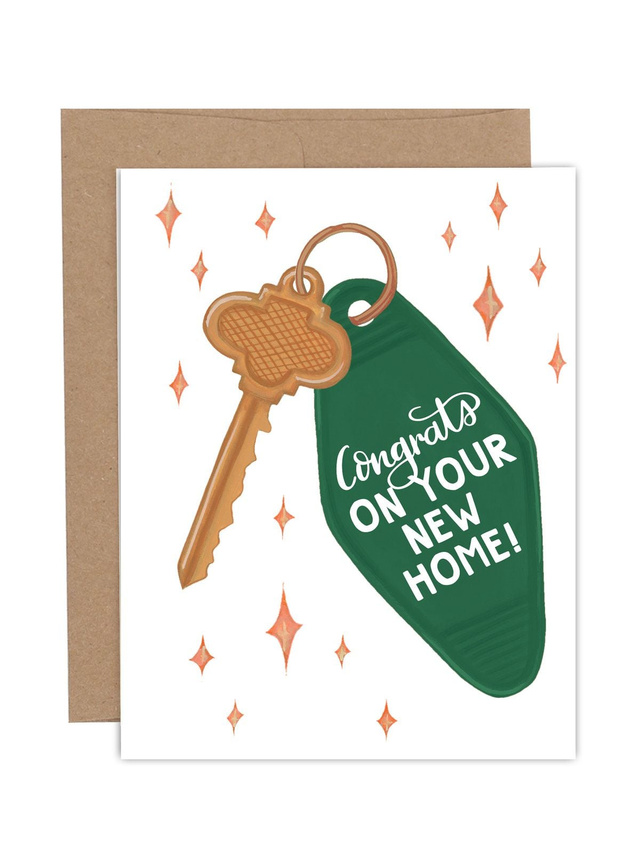 Congrats on Your New Home Greeting Card, 1 of 1