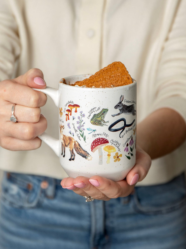 Flora & Fauna 14oz Ceramic Coffee Mug, 2 of 4