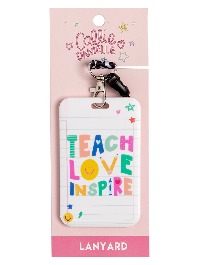 Teach Love Inspire Teacher Lanyard, 2 of 2
