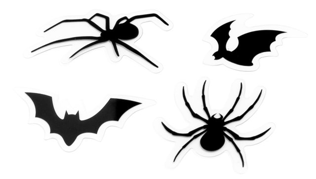 Hocus Pocus Plastic Bats & Spiders, 2 of 2