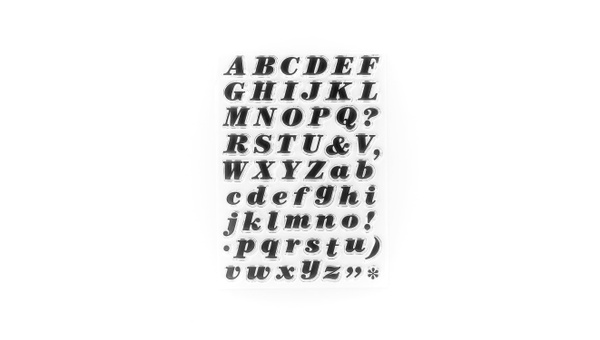 Alphas Are Awesome #25 6×8 Stamp Set, 1 of 2