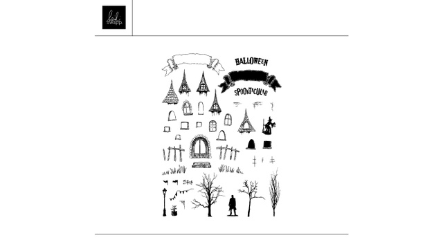 Digital 6×8 Ghost Stories Stamp Set, 1 of 1