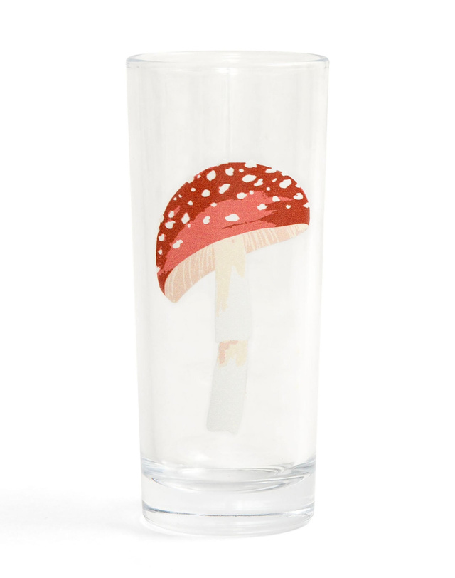 Red Cap Mushroom Tall Juice Glass, 2 of 2